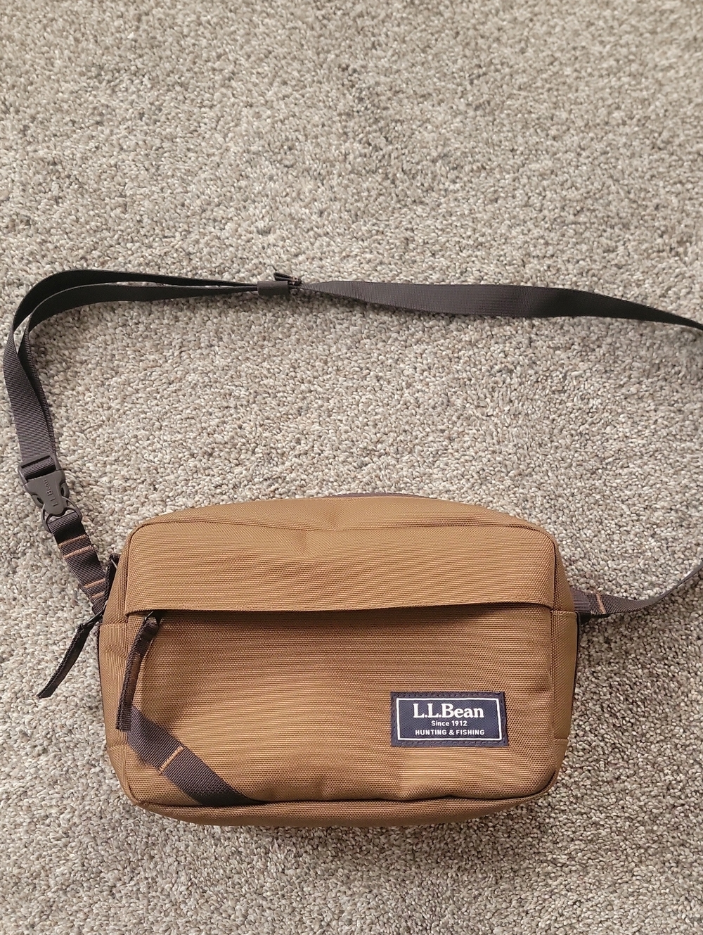 L.L. Bean Brown Hunter's Tote Cross Body Pack